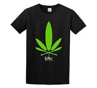 GAOYEA Pepper Band Surf Weed Unisex 100% Cotton Short-Sleeve T-Shirts Black S