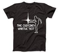 GAOYEA The Old Grey Whistle Test Unisex 100% Cotton Short-Sleeve T-Shirts Black L