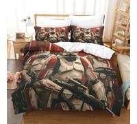 GAOYUCHUN 3D, Imprimé Star Wars Ensemble De Literie Microfibre Super Douce Et Respirante Housse De Couette 3 Pièces Et Taie d'oreiller Super King(260x220cm)