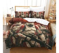 GAOYUCHUN 3D, Imprimé Star Wars Ensemble De Literie Microfibre Super Douce Et Respirante Set De Housse De Couette 3 Pièces avec Taies d'oreiller Double（200x200cm）