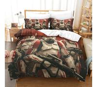 GAOYUCHUN Imprimé 3D Star Wars Parure De Lit Microfibre Super Douce Et Respirante Set De Housse De Couette 3 Pièces Et Taie d'oreiller King（220x240cm）