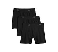 GAP 3-Pack Boxer Brief Underpants Underwear sous-vêtement, Noir véritable, Medium Homme