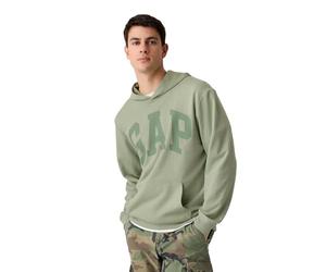 GAP Capuche ton sur ton avec logo French Terry pour homme, Sauge du désert., Large