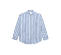 GAP Chemise 'SP26 FRCH LS LOGO SHIRT' bleu / blanc, Taille 128-134
