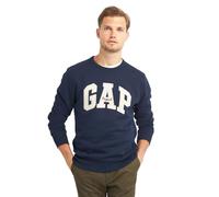 GAP Col rond avec logo pour homme, Tapisserie Bleu, Taille L