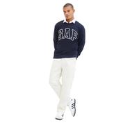 GAP Logo Fleece Crew Sweatshirt Capuche, Tapisserie Marine, X-Large Homme