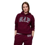 GAP Logo Hoodie Hooded Pull-on Sweatshirt Maillot de survêtement, Bordeaux, X-Large Femme