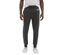 GAP Pantalon de Jogging avec Logo V-Heritage survêtement, Gris Charbon, Taille S Homme