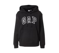 GAP Sweat à capuche Logo – à enfiler – Noir véritable – Large Femme
