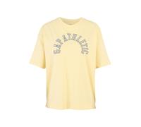 Gap Petite T-shirt oversize jaune pastel / noir / blanc, Taille S