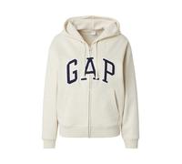 Gap Petite Veste de survêtement 'HERITAGE' beige / bleu marine / blanc, Taille S