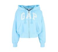 Gap Petite Veste de survêtement 'HERITAGE' bleu ciel / blanc, Taille M