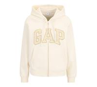 Gap Petite Veste de survêtement 'HERITAGE' or / blanc cassé, Taille S