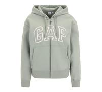 Gap Petite Veste de survêtement 'HERITAGE' vert pastel / blanc, Taille XS