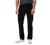 GAP Straight Fit Denim Jeans, Noir véritable, 34W x 32L Homme