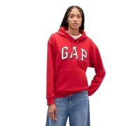 GAP Sweat à capuche avec logo pour femme, Logo rouge moderne, Medium
