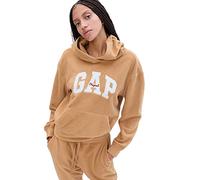 GAP Sweat à Capuche en Polaire Arctic avec Logo V Maillot de survêtement, Deerfield, S Femme