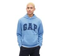 GAP Sweat à capuche Heritage avec logo pour homme, Bleu vent, Medium