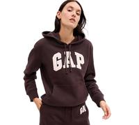 GAP Sweat-shirt 'HERITAGE' marron châtaigne / rose / blanc, Taille M
