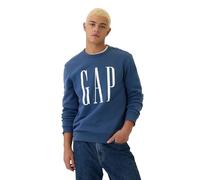 Gap Sweat-Shirt à col Rond en Polaire avec Logo pour, Abat-Jour Bleu, X-Small