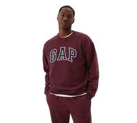 GAP Sweat-shirt avec logo pour homme, Noir Rouge 796, X-Large