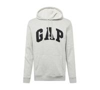 GAP Heritage Logo Pullover Hoodie Maillot de survêtement, Gris Clair chiné, Medium Homme