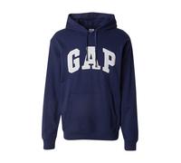 GAP Sweat-shirt 'HERITAGE' bleu marine / gris chiné / blanc, Taille XL