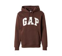 GAP Sweat-shirt 'HERITAGE' chocolat / blanc, Taille S