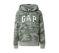 GAP Sweat-shirt 'HERITAGE' gris / pétrole / vert foncé / blanc, Taille XS
