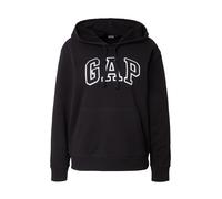 GAP Sweat-shirt 'Heritage' noir / blanc, Taille S
