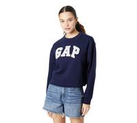 GAP Sweat-shirt 'HERITAGE' bleu marine / gris clair / blanc, Taille M