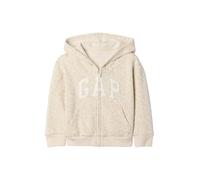 GAP Sweat-shirt pour bébé fille avec logo PTF, Léopard gris, 3T