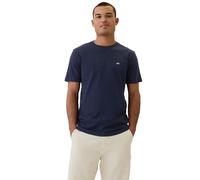 GAP T-shirt à col rond doux avec micro logo pour homme, Tapisserie Bleu, XX-Large