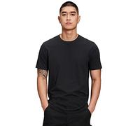 Gap T-shirt à col rond doux pour homme, noir, Taille XS