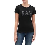 GAP Classic Logo Tee T-Shirt, True Black, XL Femme