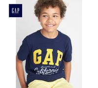 GAP T-Shirt Enfant Garçon Designer Kids Bleu Gr. XXL (176) Jersey Manches Raglan
