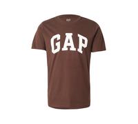 GAP T-Shirt 'EVERYDAY' marron / blanc, Taille XS