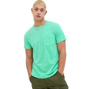 GAP T-shirt ras du cou Lived in Pocket pour homme, Aqua Light, Taille S