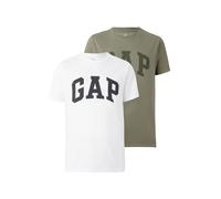 GAP T-Shirt sapin / noir / blanc, Taille L