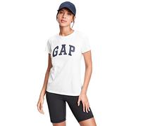 GAP T- Shirt V SS CLSC, Blanc, Taille M Femme