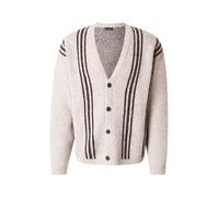 GAP Vestes en maille beige chiné / brun foncé, Taille XL