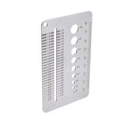 Gape Mesurage Ruler - Gauge De La Lave De Crache, Carte D'échelle Portable | Outil D'évaluation Des Dommages De En Béton Fiable, Jauge De Du Mur Précise Avec Conception De Lecture