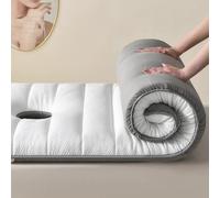 GAPECHNG Surmatelas Gris En Mousse À Mémoire de Forme de 6 Cm Pour Lit de Massage, Surmatelas Haute Densité Avec Trou Pour Le Visage Et Sangles Élastiques, Confort Et Soutien Pour Salon de Beauté./Whi