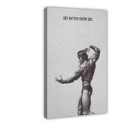 GAPKJGTS Arnold Schwarzenegger Impression sur toile pour décoration murale de salon, chambre à coucher 20 x 30 cm