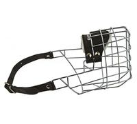 Gappay Muselière De Fer De Type Tchèque pour Dobermann/Loup Tchécoslovaque mâle