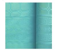 Gappy - Nappe Papier DAMASSÉ 6X1.18M Turquoise