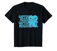 Gaptooth McGoo Laboratory Misfits Monster Text Kids T-Shirt