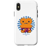 Gaptooth McGoo Perruche Fuggler Texte Japonais rétro Coque pour iPhone X/XS