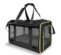 GAPZER Sac de Transport Souple pour Chats de Grande Taille de 9,1 kg + Sac de Transport Souple pour Petit Chien/Sac de Voyage Durable 2 Chatons/Chiots de Taille Moyenne 6,8 kg/Softside Cat Carrier