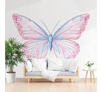 Gaqinhh Papillon Papier Peint 3dInsectes Volants Tapisserie Panoramique, Papillon Décoratif Papier Peint Intissé Salon Cuisine Salle de Bain, Décoration Murale Chambre 400 x 280 cm